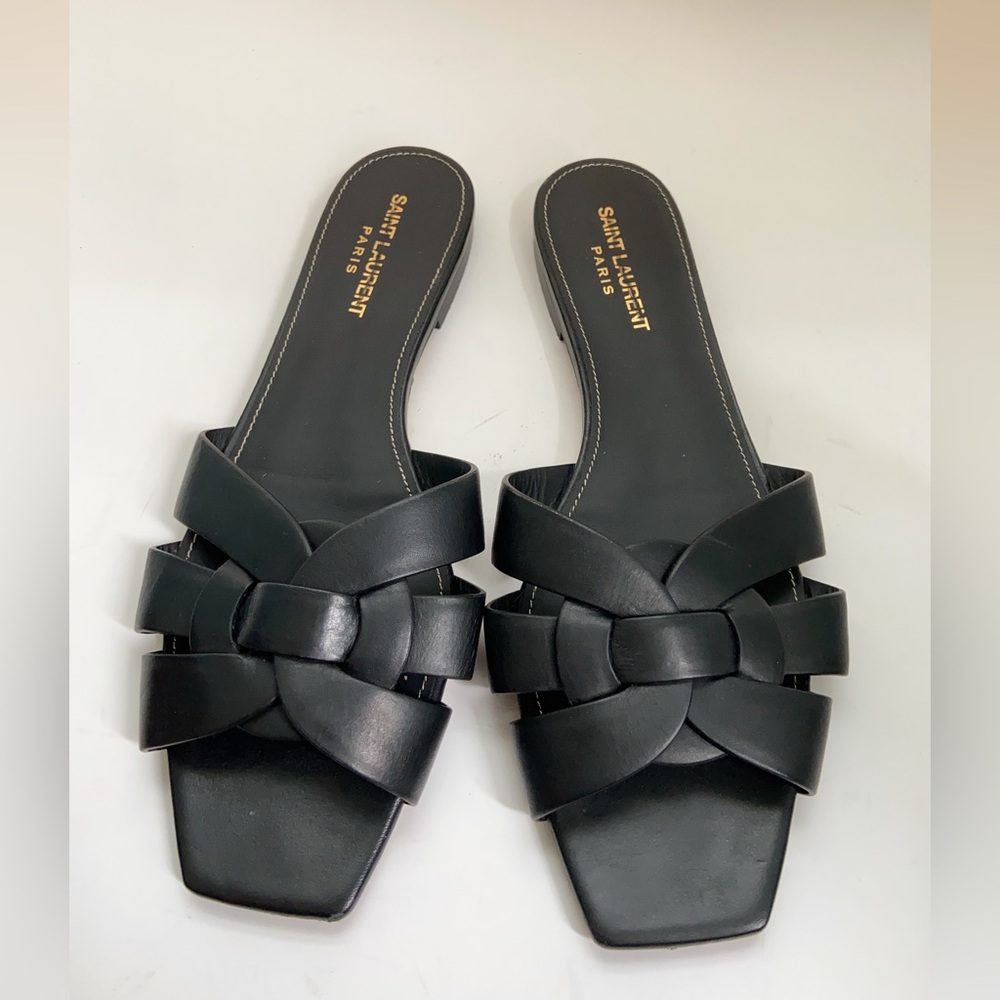 Saint Laurent Black Women's Sandals